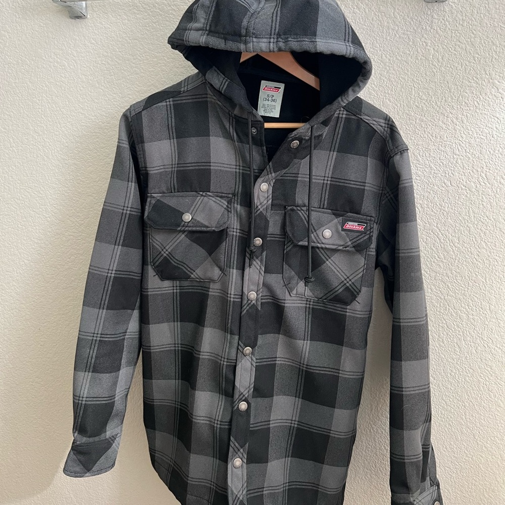 Universal Dickies button up flannel jacket